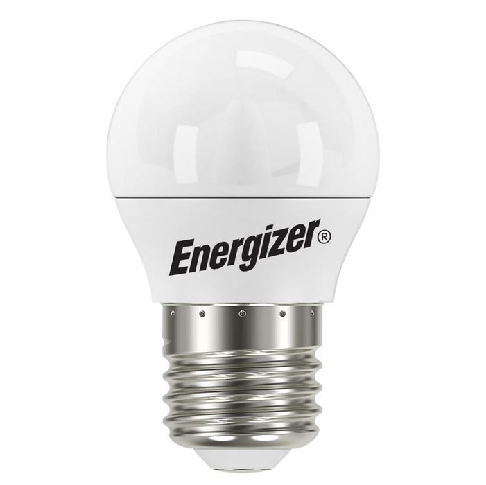 Energizer 5.2W 470lm E27 ES Golf LED Bulb Opal Warm White 2700K - westbasedirect.com