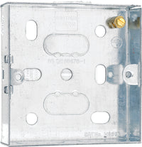 BG HGS01 1G 16mm Steel Knockout Box