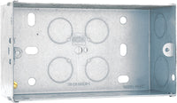 BG HGS07 2G 47mm Steel Knockout Box