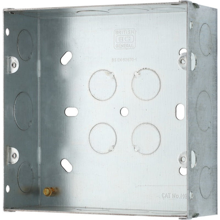 BG HGS68 Double Flush Mount Box (6G & 8G Grid) - westbasedirect.com