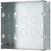 BG HGS68 Double Flush Mount Box (6G & 8G Grid) - westbasedirect.com