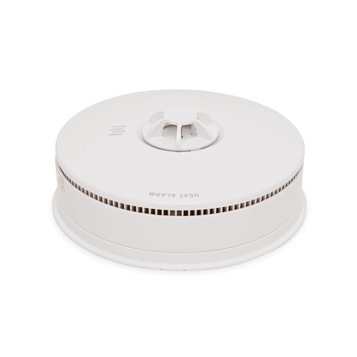 HiSPEC HSSA/HE/10 PULSE Mains Heat Alarm c/w 10 Year Lithium Battery Backup (Full Unit) - westbasedirect.com