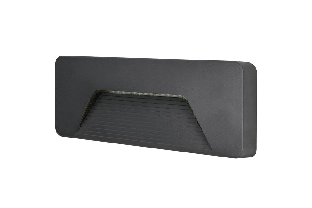Integral ILBLA017 Outdoor Decorative Wall Light Pathlux Brick IP65 150Lm 3W 3000K Down Light Dark Grey - westbasedirect.com