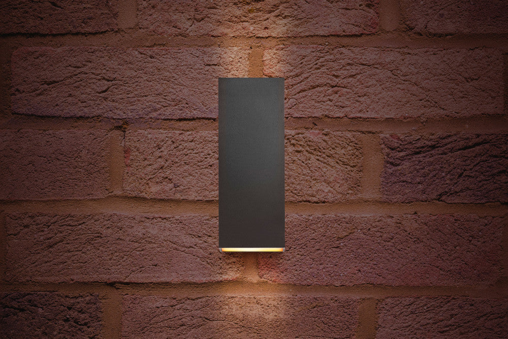 Integral ILDEA010 Outdoor Decorative Wall Light Pablo IP54 300Lm 8W 3000K Up/Down Light Dark Grey - westbasedirect.com