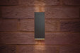 Integral ILDEA010 Outdoor Decorative Wall Light Pablo IP54 300Lm 8W 3000K Up/Down Light Dark Grey - westbasedirect.com