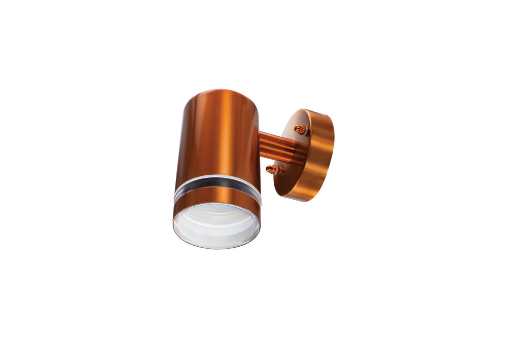 Integral ILDED040 Outdoor Stainless Steel Down GU10 IP65 Wall Light Copper