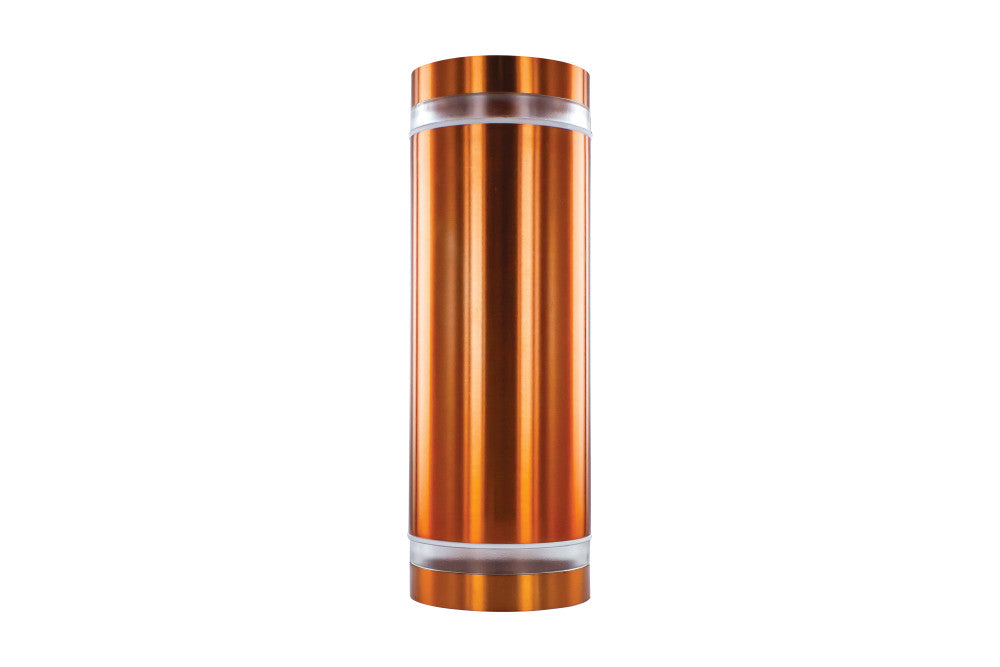 Integral ILDED043 Outdoor Stainless Steel Up And Down GU10 IP65 Wall Light Copper