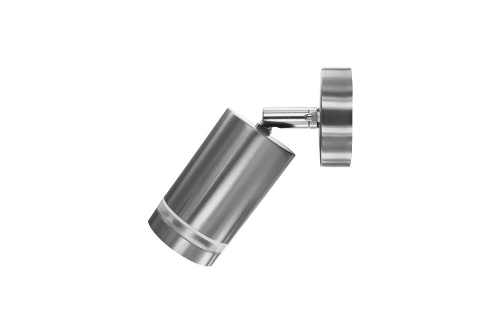 Integral ILDED053 Outdoor Stainless Steel Adjustable GU10 IP65 Wall Spotlight Steel