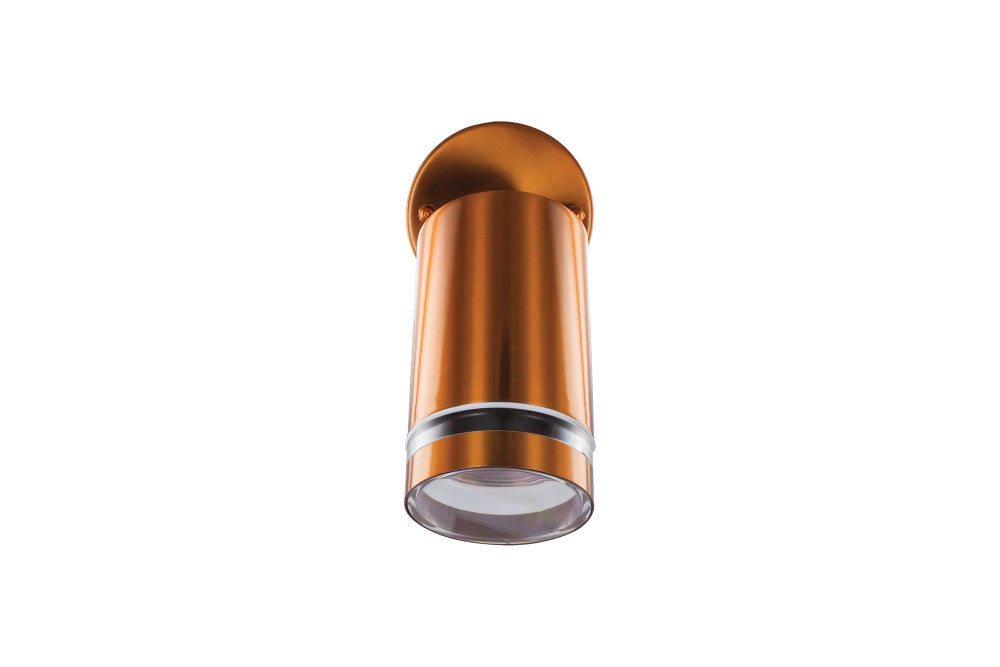 Integral ILDED055 Outdoor Stainless Steel Adjustable GU10 IP65 Wall Spotlight Copper