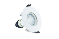 Integral ILDLFR70D001 Evofire Fire Rated Downlight 70mm Cutout IP65 White Round +GU10 Holder