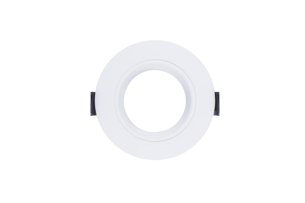 Integral ILDLFR70E001 Evofire Fire Rated Downlight 70mm Cutout IP65 White Recessed +GU10 Holder