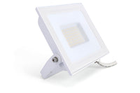 Integral ILFLE022 Compact Slim Floodlight 50W 5000Lm 4000K 120 Beam 100Lm/W IP65 IK08 White