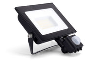 Integral ILFLE041 Compact Slim Floodlight PIR 30W 3000Lm 4000K 120 Beam 100Lm/W IP65 IK08 Black