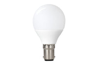 Integral ILGOLFB15NC052 Golf Ball Bulb B15 470Lm 4.2W 2700K Non-Dimmable 240 Beam Frosted