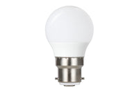 Integral ILGOLFB22DC057 Golf Ball Bulb B22 470Lm 4.2W 2700K Dimmable 240 Beam Frosted