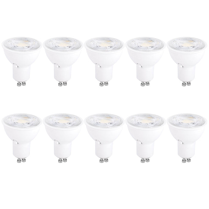 Integral ILGU10DS144-10 GU10 Bulb 540Lm 4.9W 2700K/3000K/4000K CCT Switchable Dimmable 60 Beam (10 Pack)