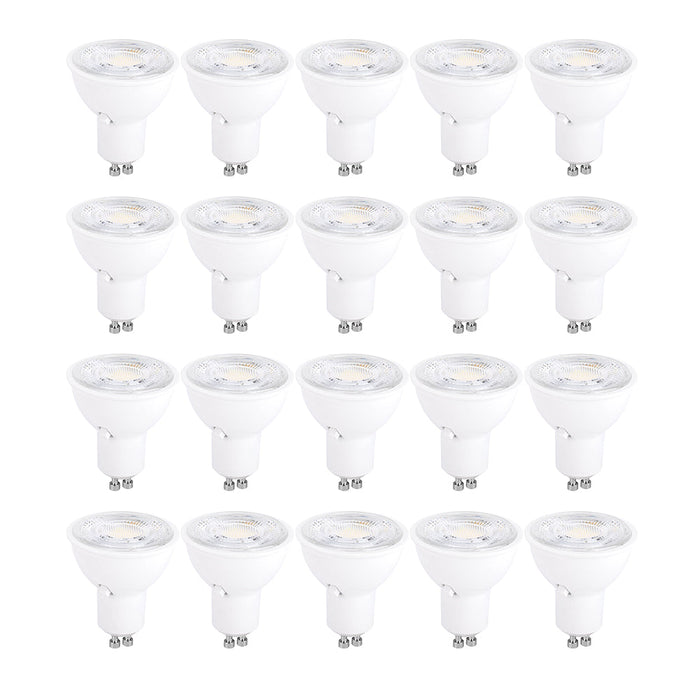 Integral ILGU10DS144 GU10 Bulb 540Lm 4.9W 2700K/3000K/4000K CCT Switchable Dimmable 60 Beam (20 Pack)
