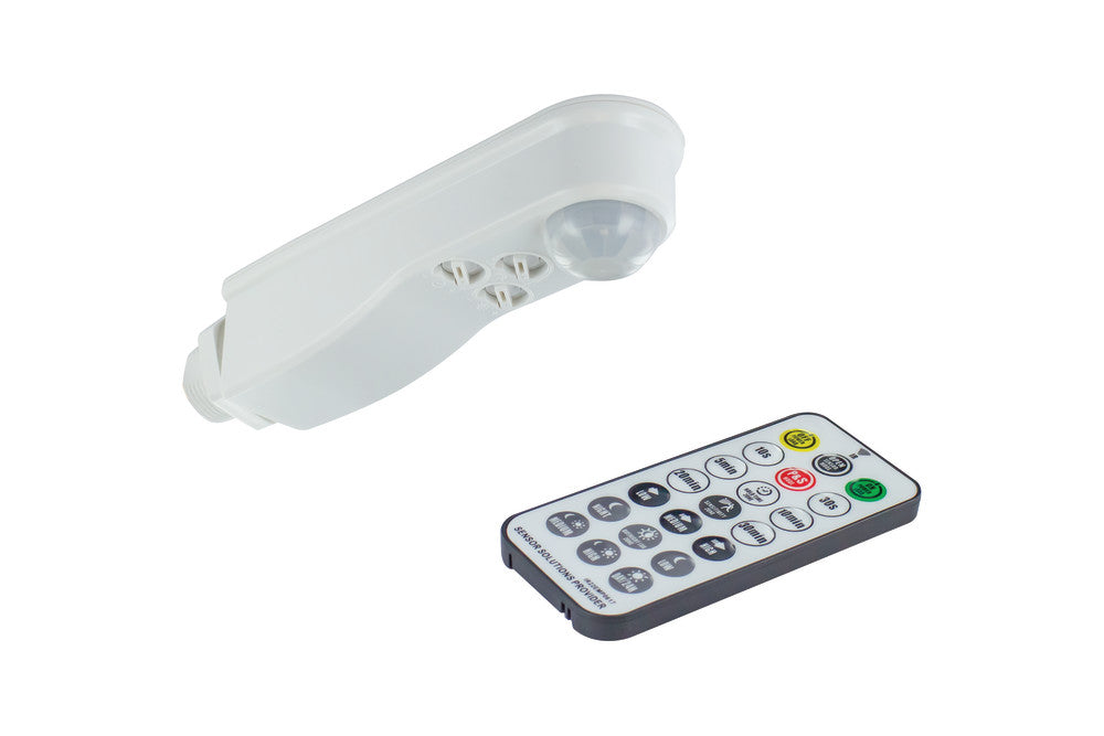 Integral ILSENPIR010 PIR Sensor Batten Mount On/Off Control 360Deg Single Detector 10m Range IP65 White