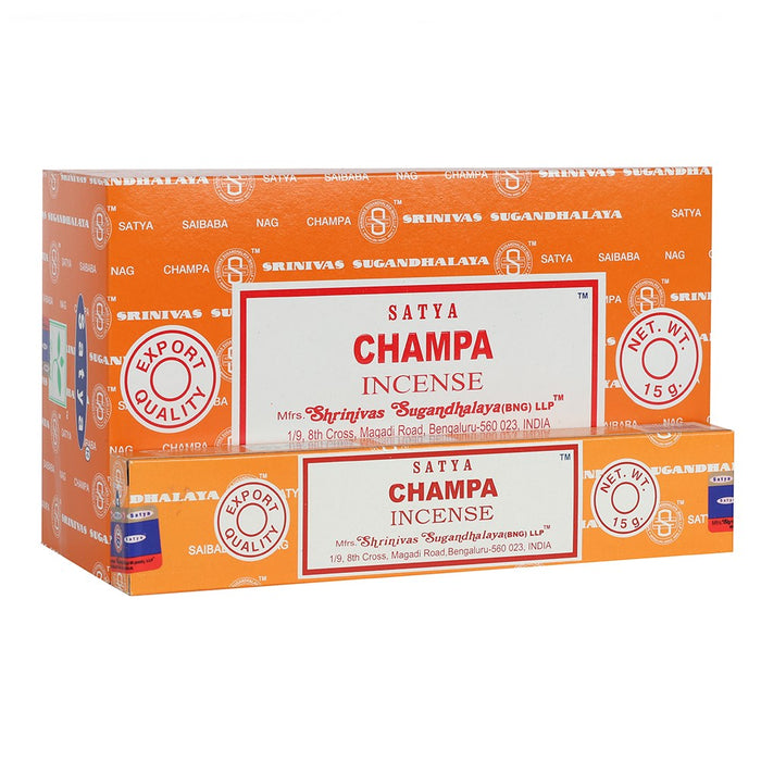 Satya Champa 15g | Full Box (12x12) - westbasedirect.com