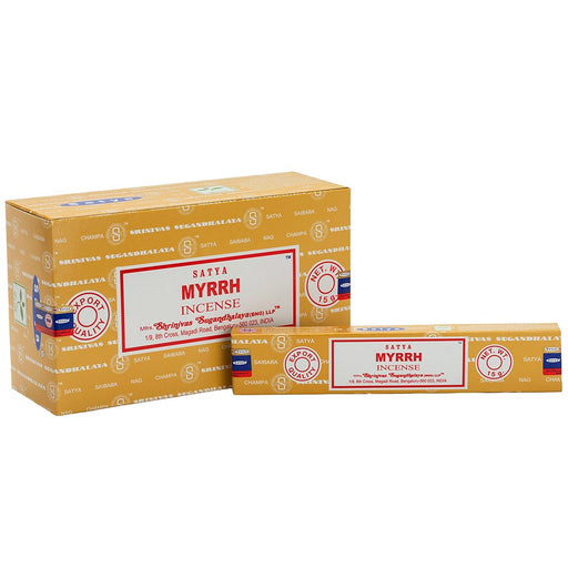 Satya Myrrh 15g | Full Box (12x12) - westbasedirect.com