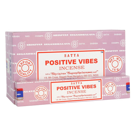 Satya Positive Vibes  15g | Full Box (12x12) - westbasedirect.com