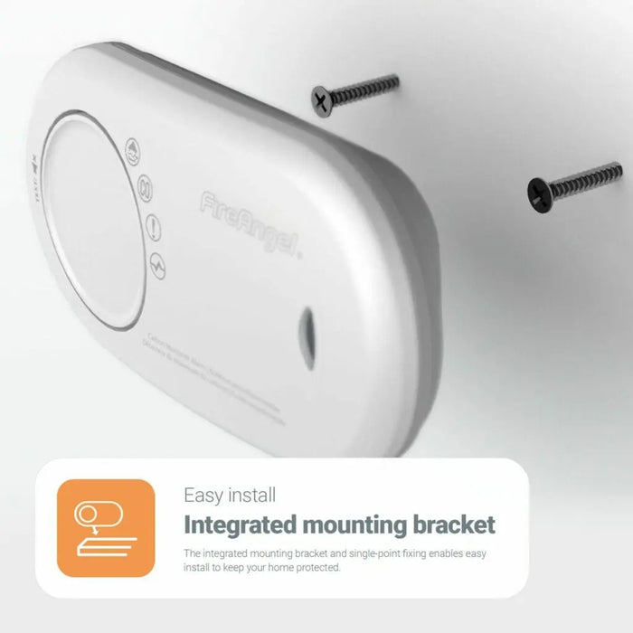 FireAngel FA3820-EUX10 Battery Powered Carbon Monoxide (CO) Alarm with 10 Year Sealed Lithium Battery - westbasedirect.com