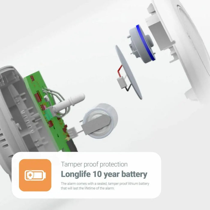 FireAngel FA3820-EUX10 Battery Powered Carbon Monoxide (CO) Alarm with 10 Year Sealed Lithium Battery - westbasedirect.com