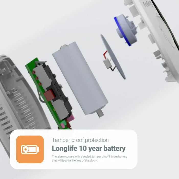 FireAngel FA3322-EUX10 Battery Powered Digital Display Carbon Monoxide (CO) Alarm with 10 Year Lifelong Sealed Battery - westbasedirect.com
