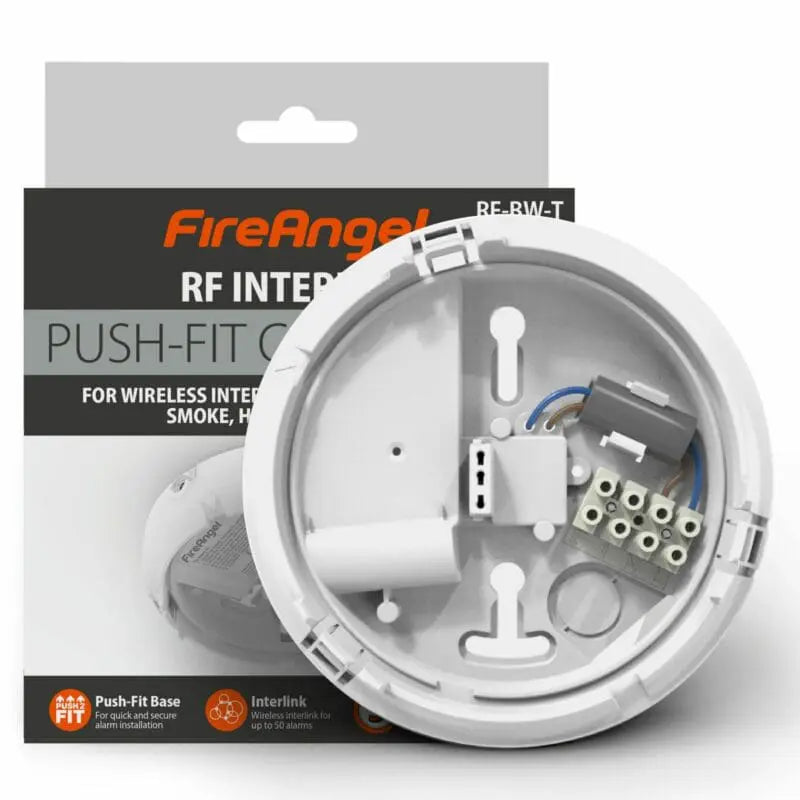 Buy FireAngel RF-BW-T RF Interlink Push Fit Base | Wireless Interlink ...