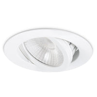 JCC JC95403DALI Nebula High Output Tilt LED Downlight IP65 10W 3000K 820Lm DALI Dimmable/1-10V