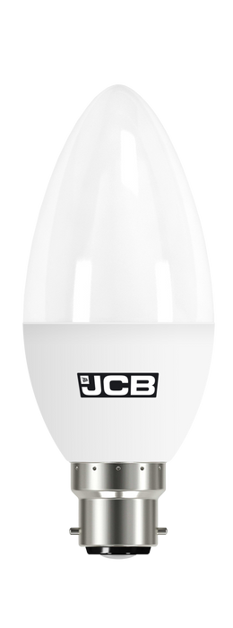 JCB S10976 B22 BC Candle LED Bulb Opal 3W 250lm Warm White 3000K