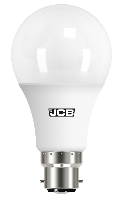 JCB S15143 B22 BC GLS LED Bulb Opal 8.5W 806lm Warm White 3000K (12 Pack)