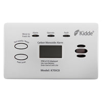 Kidde K7DCO Battery Powered Carbon Monoxide Alarm Alkaline Batteries, 10 Year Sensor Life with Digital Display