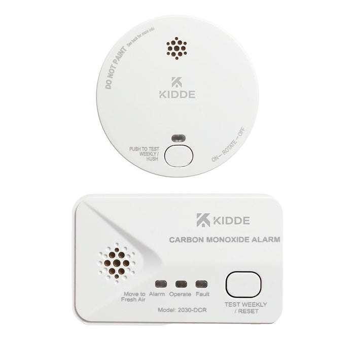 Kidde KCOSAC2 Battery Powered 2030-DSR Smoke Alarm & 2030-DCR CO Alarm - Dual-Pack