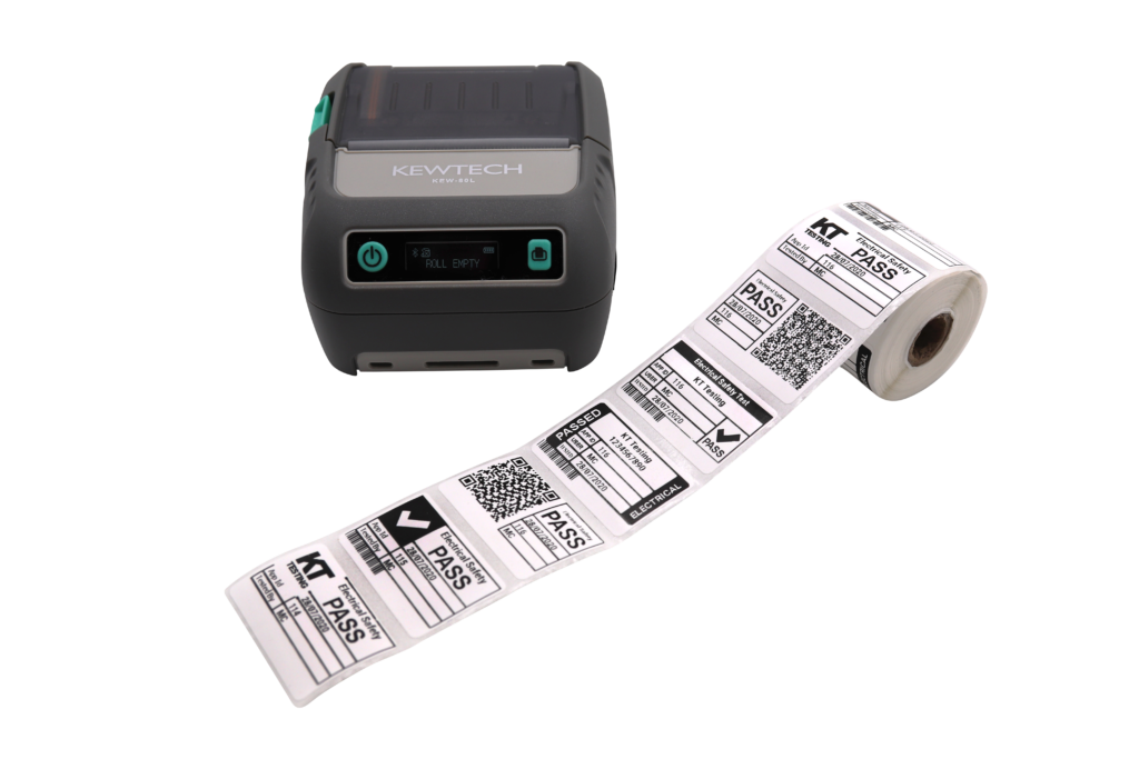 Kewtech KEW80L Printer for SMARTPAT c/w 2x ACC80LABEL (500 Labels) - westbasedirect.com