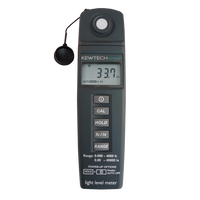 Kewtech KEW337 Digital Light Meter, 0.00 - 40000 LUX