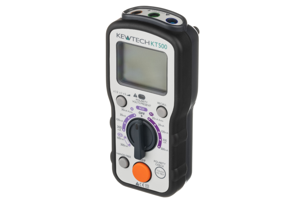 Kewtech KT500 Digital RCD Tester - Type AC, A & Selective - westbasedirect.com