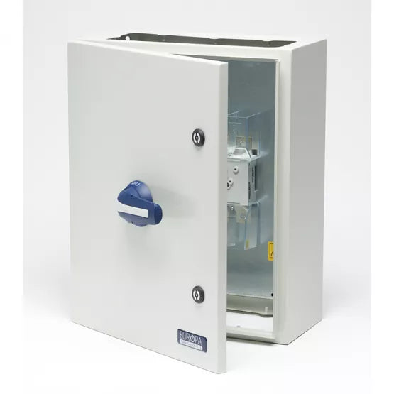 Europa LB2003PNLME 200A IP65 Steel Enclosed 3 Pole Neutral Link Switch Disconnector