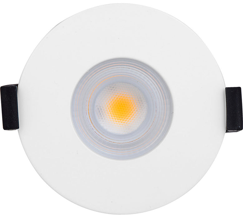 Luceco LDEF8W8D27 Element 8W 750lm IP65 Fixed Fire Rated LED Downlight Dimmable 2700K White