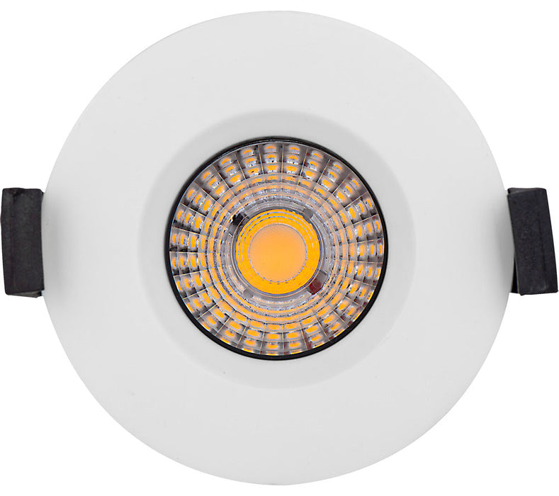 Luceco LDER7W6D30 Element 7W 600lm IP40 Regressed Fire Rated LED Downlight Dimmable 3000K White