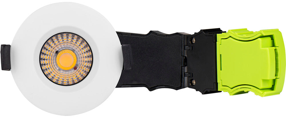 Luceco LDER7W6D30 Element 7W 600lm IP40 Regressed Fire Rated LED Downlight Dimmable 3000K White