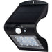 Luceco LEXS22B40 Solar Guardian Wall Light with PIR Sensor Black IP65 1.5W 220lm 4000K Standard - westbasedirect.com