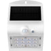 Luceco LEXS22W40 Solar Guardian Wall Light with PIR Sensor White IP65 1.5W 220lm 4000K Standard - westbasedirect.com