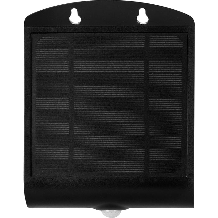 Luceco LEXS40B40 Solar Guardian Wall Light with PIR Sensor Black IP44 3.2W 400lm 4000K Standard - westbasedirect.com