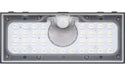 Luceco LEXSBR80G30 Decorative Solar Brick Light with PIR Sensor Slate Grey IP54 6W 800lm 3000K - westbasedirect.com