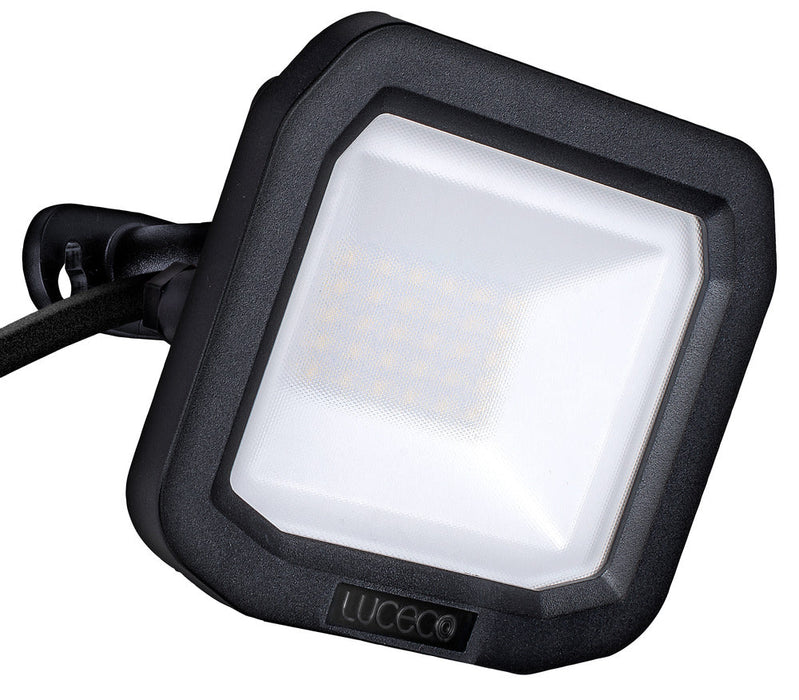 Luceco LFS20B150 20W 2400lm 5000K IP65 Castra Security Floodlight Standard Black - westbasedirect.com