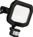 Luceco LFSP10B130 10W 1050lm 3000K IP65 Castra Security Floodlight with PIR Black - westbasedirect.com