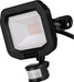 Luceco LFSP10B130 10W 1050lm 3000K IP65 Castra Security Floodlight with PIR Black - westbasedirect.com