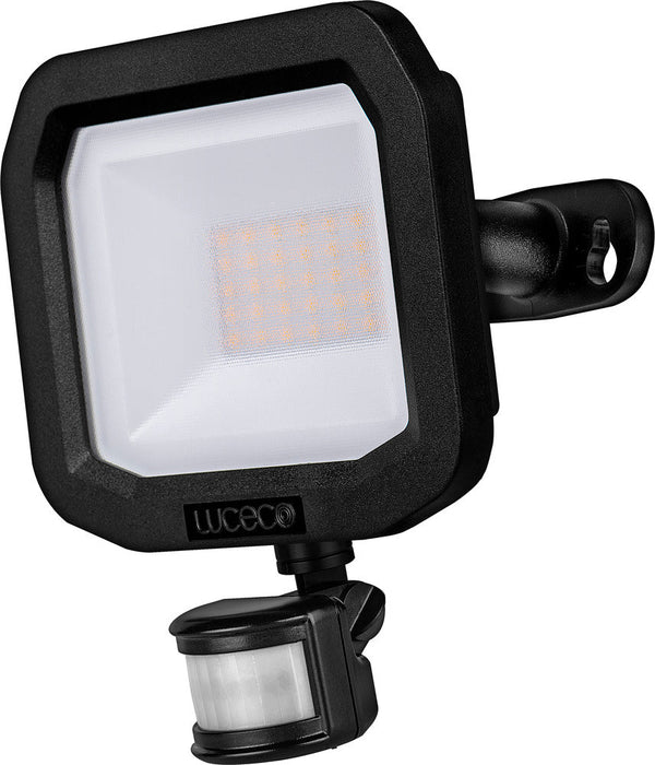 Luceco LFSP20B150 20W 2400lm 5000K IP65 Castra Security Floodlight with PIR Black - westbasedirect.com