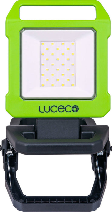 Luceco LILC10G65 Rechargeable Folding Clamp Worklight 1000lm 9W 6500K - USB Charged